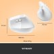 Mysz Logitech Lift Off-White (910-006475) + Ergo K860 (920-010108) 10