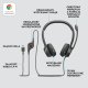 Kamera internetowa Logitech Brio 500 Graphite (960-001422) + H390 (981-000406) 18