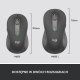 Mysz Logitech M650 L Grafitowy (910-006236) + Studio Series - MID GREY (956-000052) 4