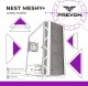 Obudowa PREYON Obudowa PREYON Nest Meshy+ (PRENMP04B) + Zasilacz PREYON EAGLE POWER GOLD 1000W 13