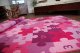 Dywany Łuszczów Dywan dziecięcy PUZZLE fiolet koło, koło 100 cm 8