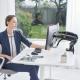 NB Uchwyt biurkowy na 2 monitory 17" - 27" (F160B) 4