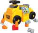 Mega Bloks CAT Build N Play Ride On Ride On (Yellow/Black) 1