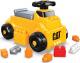 Mega Bloks CAT Build N Play Ride On Ride On (Yellow/Black) 2