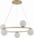 Lampa wisząca Sigma Lampa modernistyczna GAMA KOŁO 5-punktowa złoty 1