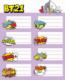 BT21 Line Friends BT21 - Zestaw 16 naklejek na zeszyty / książki 2