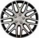 Kołpak Versaco Kołpak dakar nc 14" silver&black ze śrubami chrom 2