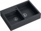 Zlewozmywak Quadron BILL 120 GraniteQ black diament/elementy stalowe 2