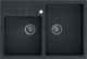 Zlewozmywak Quadron BILL 120 GraniteQ black diament/elementy stalowe 1