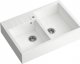 Zlewozmywak Quadron BILL 120 GraniteQ snow white/elementy stalowe 2