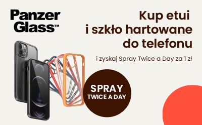 Kup etui i szkło hartowane do telefonu i zyskaj Spray Twice a Day za 1 zł