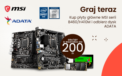 Kup płytę główną MSI i odbierz dysk ADATA