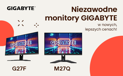 Wybrane monitory Gigabyte w niższych cenach