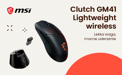 Premiera myszki MSI Clutch GM41 Wireless