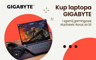 Słuchawki Gigabyte GP-AORUS H1 za jedyne 1 zł
