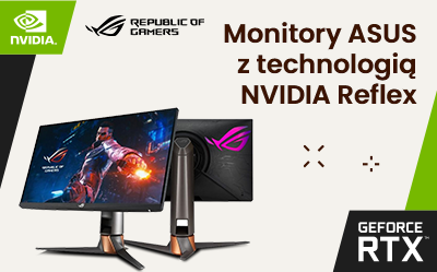 Monitory z technologia NVIDIA Reflex