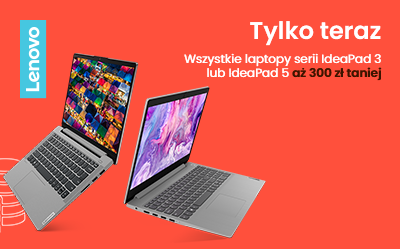 Laptopy Lenovo IdeaPad taniej o 300 zł