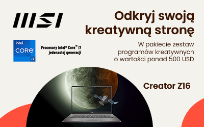 Odkryj nowy laptop MSI Creator Z16