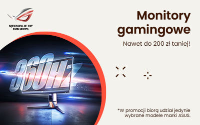 Monitory gamingowe ASUS w niższej cenie
