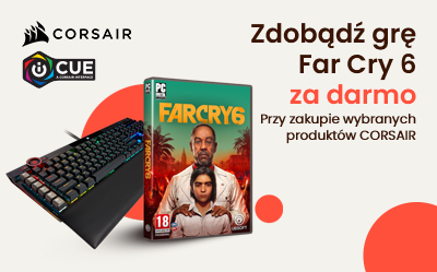 Gra Far Cry 6 za darmo przy zakupie wybranych produktów Corsair