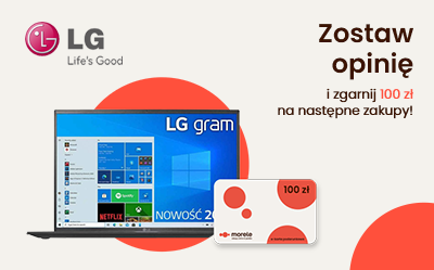 Kup laptop z serii LG Gram i odbierz voucher o wartości 100 zł!