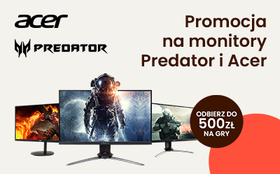 Odbierz kartę paysafecard przy zakupie monitora Predator lub Acer