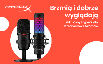 Mikrofony dla graczy i twórców od HyperX