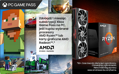 Xbox Game Pass przy zakupie wybranych urządzeń od AMD