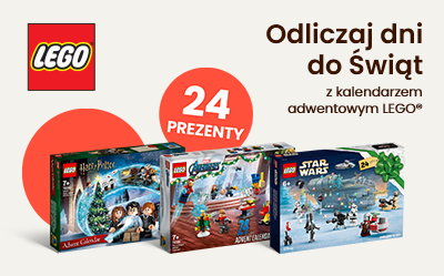 Sprawdź kalendarze adwentowe LEGO w super cenach
