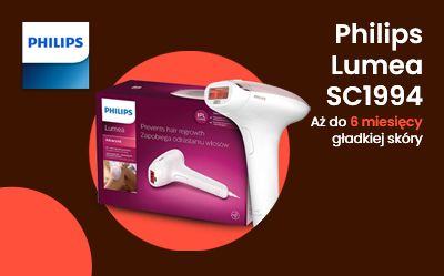 Aż do 6 miesięcy gładkiej skóry Philips Lumea SC1994