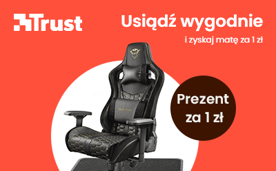 Mata za 1 zł przy zakupie wybranych foteli marki Trust
