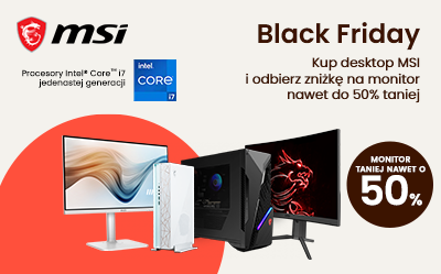 Monitory MSI w zestawie z komputerami tańsze o 50%