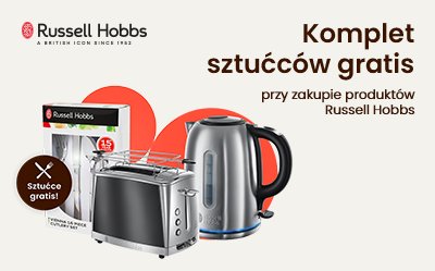 W trosce o dom - komplet sztućców gratis przy zakupie produktów Russell Hobbs