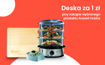Deska do krojenia za 1 zł przy zakupie wybranych produktów Russell Hobbs