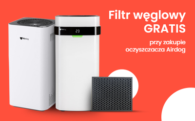 Otrzymaj filtr gratis przy zakupie oczyszczacza Airdog