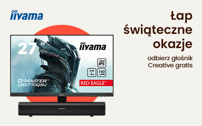 Świąteczne okazje - kup monitor iiyama i odbierz głośnik gratis