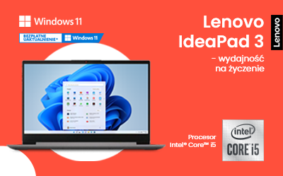 Multimedialne laptopy Lenovo IdeaPad 3
