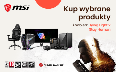 Kup wybrany produkt MSI i odbierz kod do gry Dying Light 2