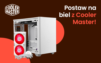 Białe komponenty Cooler Master – wydajność i atrakcyjny design