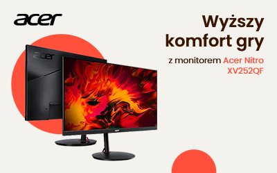 Gamingowy monitor Acer Nitro XV252QFbmiiprx – nowy wymiar rozgrywki