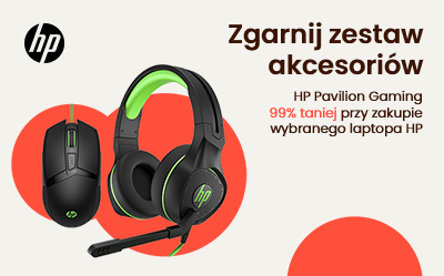 Kup laptopa HP Pavilion Gaming i dobierz 3 akcesoria ze zniżką 99%
