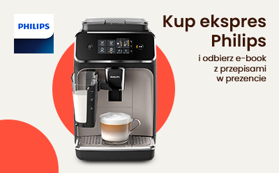 Zarejestruj ekspres Philips i odbierz 18 przepisów