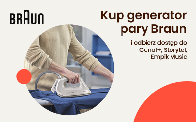 Kub wybrany generator pary Braun i odbierz dostęp do wybranego serwisu