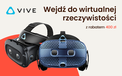 Gogle VR HTC Vive z rabatem 400 zł