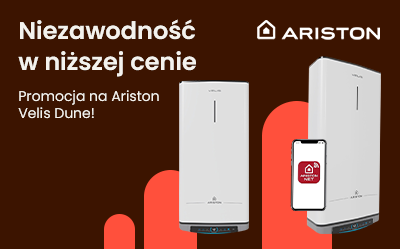 Promocja na bojlery Ariston Velis Dune