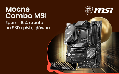 Kup wybrane produkty MSI z rabatem 10%