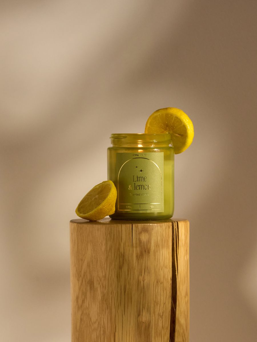 Świeczka Lime & Lemon Świeczka Lime & Lemon - zielony - SINSAY