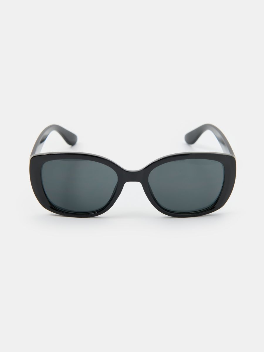 Ochelari de soare cu ramă dreptunghiulară Ochelari de soare cu ramă dreptunghiulară - negru - SINSAY