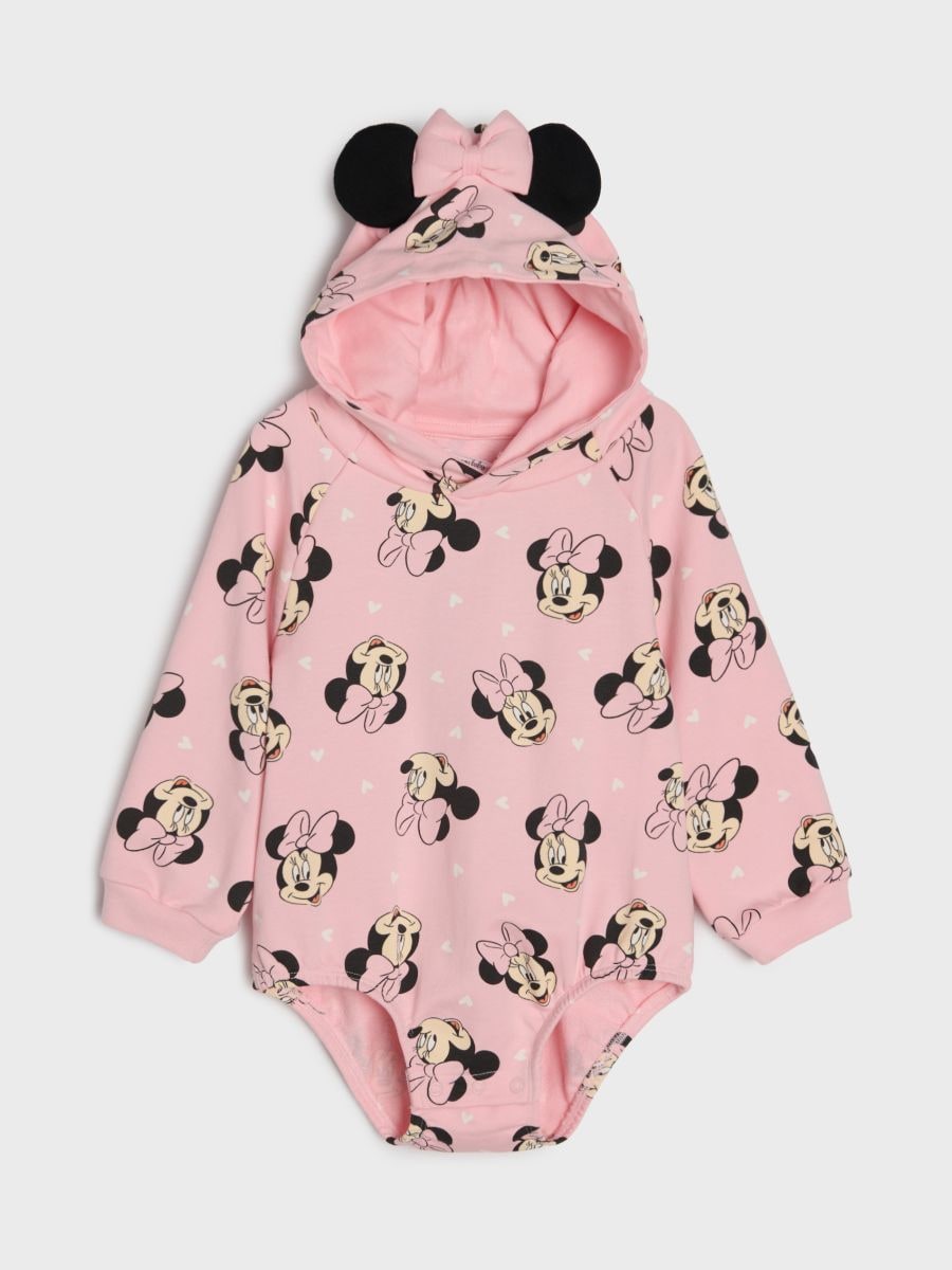 Body z kapturem Minnie Mouse - różowy - SINSAY
