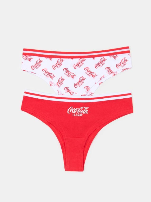 Majtki brazyliany 2 pack Coca-Cola